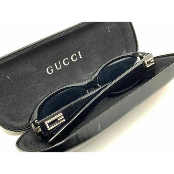 Gucci Black Eyeglasses Frame Only NO LENSES Rhinestones GG 2549 807 Strass 807 - Picture 10 of 11